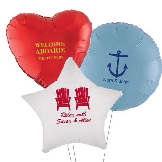 Design Your Own Nautical Theme Mylar Balloons